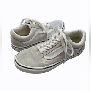 VANS Sneakers Unisex Men 6.5 Women 8 Suede Accent Gray Lace-Up